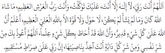 Arabic text from the source edition
