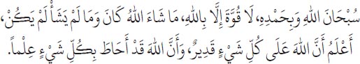 Arabic text from the source edition
