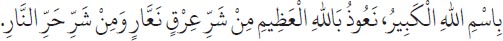 Arabic text from the source edition