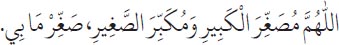 Arabic text from the source edition